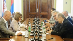 10 July 2014 The National Assembly Speaker in meeting with the delegation of the National Council for Culture